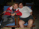 with brother